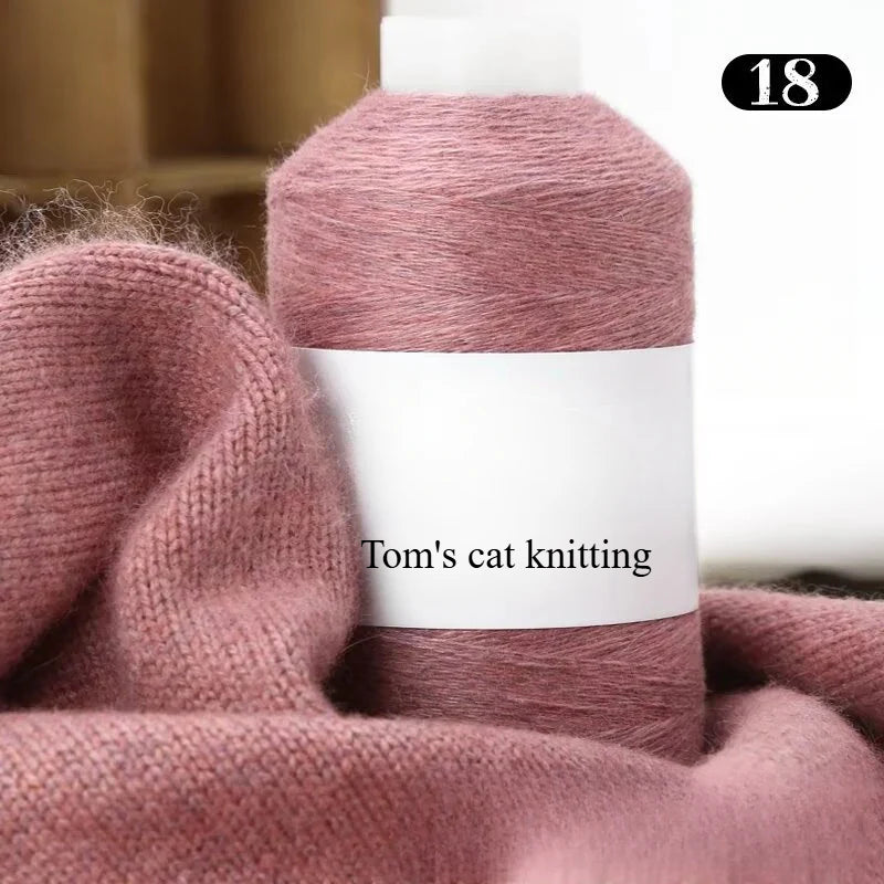 High-content cashmere 2 two axles medium and fine cashmere thread hand-knitted sweater crocheted doll
