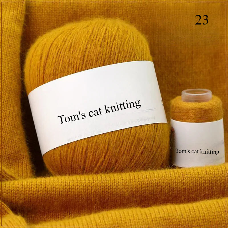Cashmere thread hand-woven medium and thick wool ball DIY scarf hand-woven baby wool ball thread