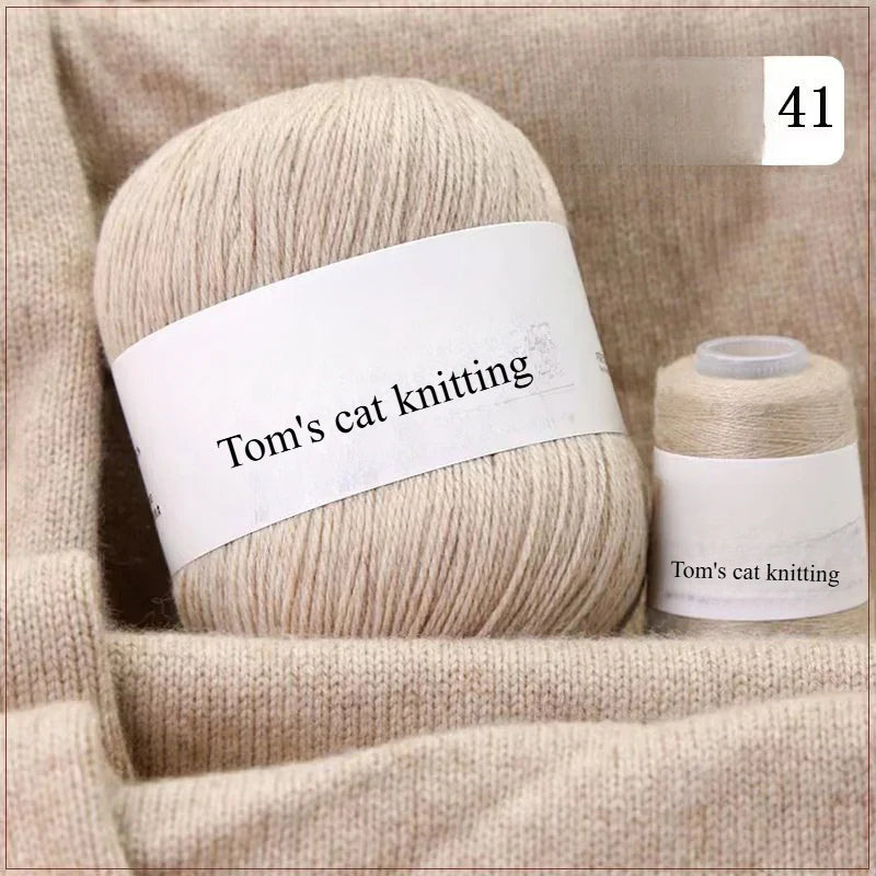 Cashmere thread hand-woven medium and thick wool ball DIY scarf hand-woven baby wool ball thread
