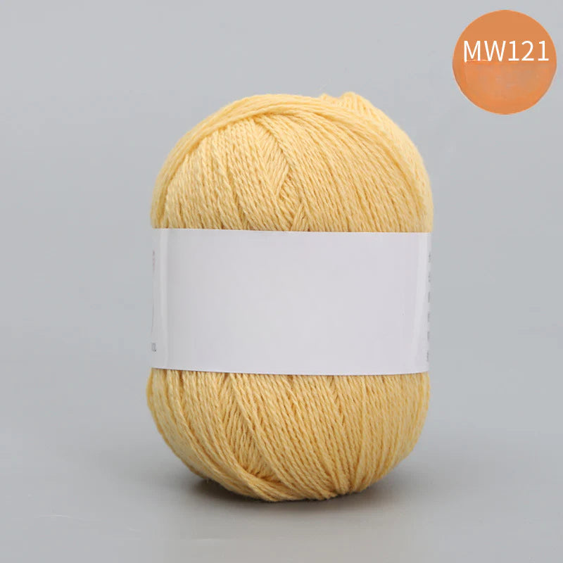 62 color 100% pure wool thread, Australian DIY14s/2 medium rough hand-knitted merino yarn