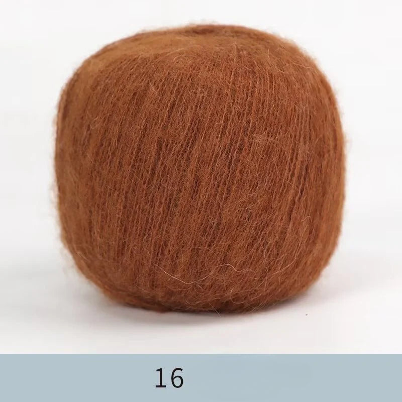 Whole wool lace wool thread fine wool cashmere hand-woven thread mohair soft fine wool thread