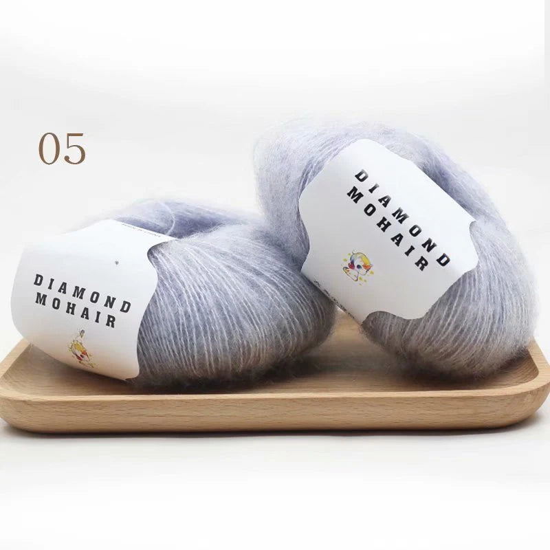 Angola 25g crochet thread pull wool yarn fancy thread hand knitted scarf jacket