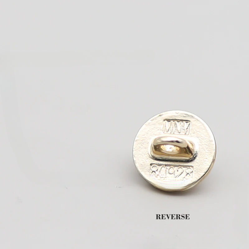 Textured Metal Shirt Buttons Hand Sewn Buttons Decorative Shirt Cardigan Versatile Clothes Accessories Buttons