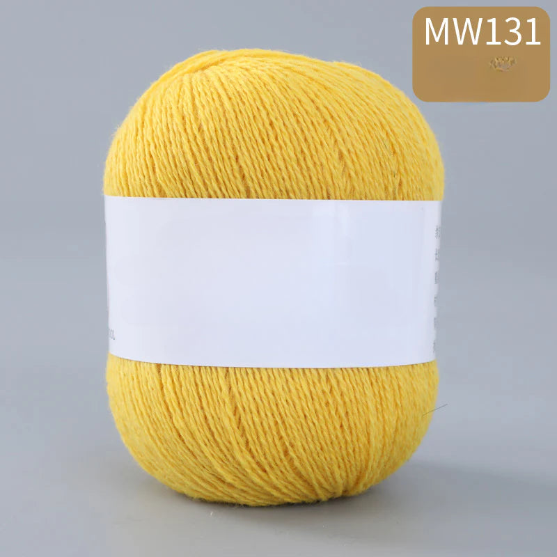 62 color 100% pure wool thread, Australian DIY14s/2 medium rough hand-knitted merino yarn