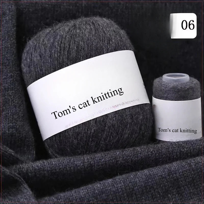 Cashmere thread hand-woven medium and thick wool ball DIY scarf hand-woven baby wool ball thread