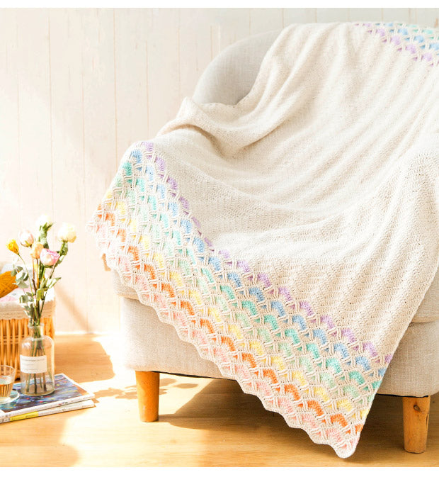Knit handmade   Blanket      Cotton thread   Special gift knit blanket knit blanket kit knit blanket knit blanket pattern