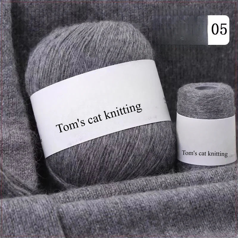 Cashmere thread hand-woven medium and thick wool ball DIY scarf hand-woven baby wool ball thread