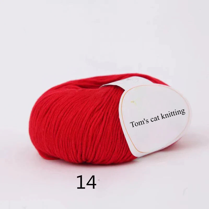 Pure cotton thread Milk cotton wool Cotton baby thread Children's baby wool Crochet thread Baby wool Skin-friendly knitting