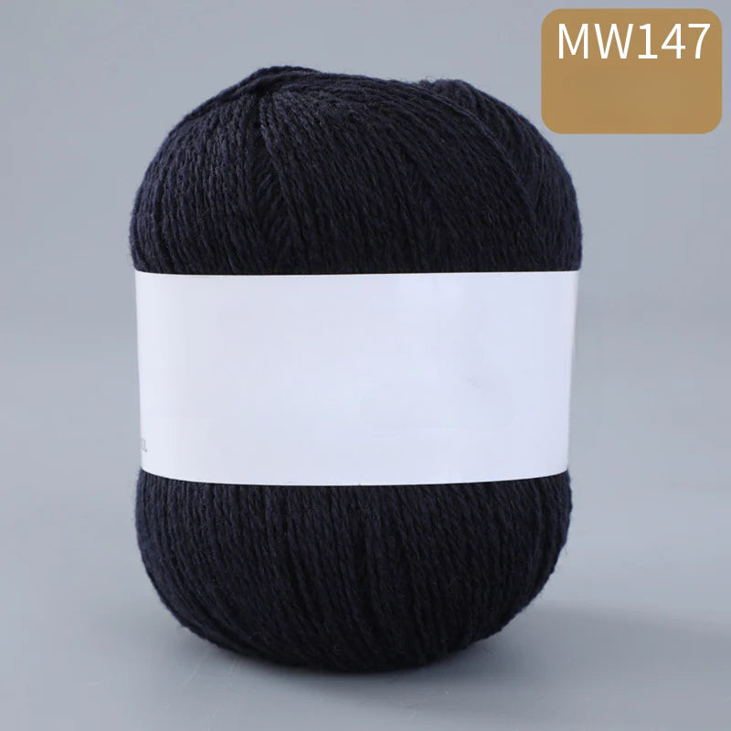 62 color 100% pure wool thread, Australian DIY14s/2 medium rough hand-knitted merino yarn
