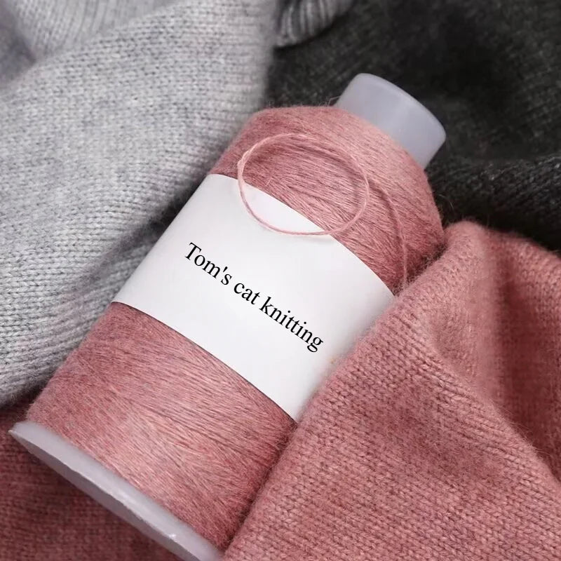 High-content cashmere 2 two axles medium and fine cashmere thread hand-knitted sweater crocheted doll