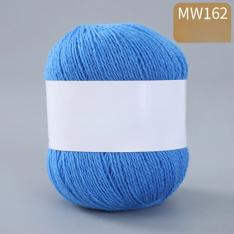 62 color 100% pure wool thread, Australian DIY14s/2 medium rough hand-knitted merino yarn