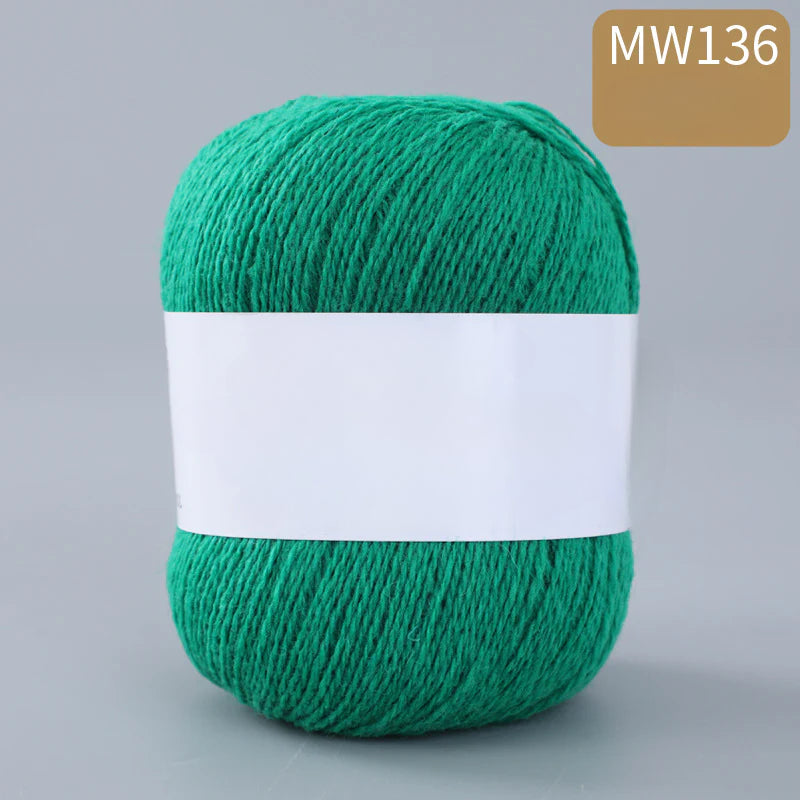 62 color 100% pure wool thread, Australian DIY14s/2 medium rough hand-knitted merino yarn