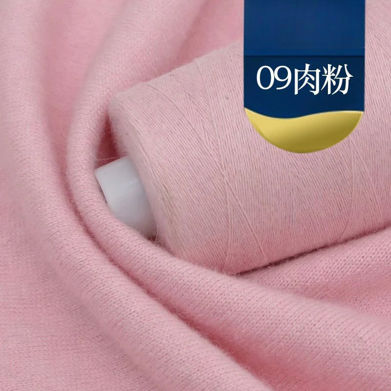 No standard woven cashmere thread 30% cashmere, beaded shiny silk hand-woven cashmere fine thread wool scarf DIY hand-woven