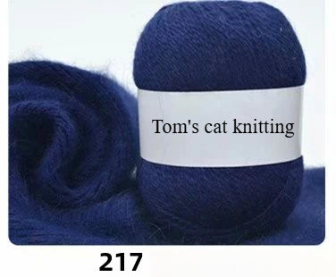 Orchid mink hand-woven thread, medium coarse Dai mink cashmere significant other wool