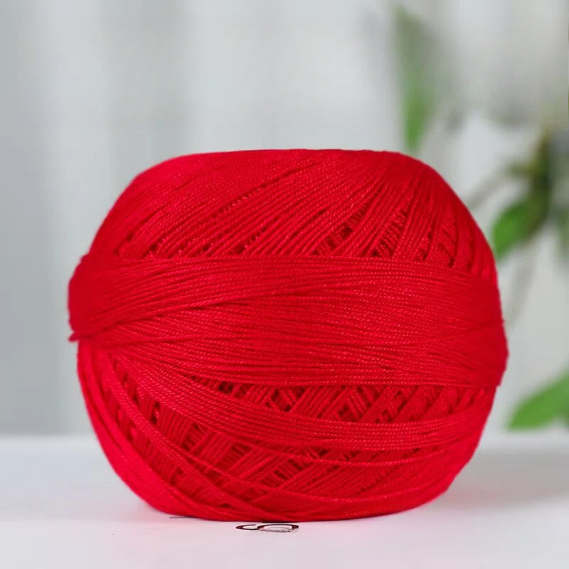No. 7 lace cotton thread strong twist DIY hand crochet cotton thread knitted adult children's universal sweater