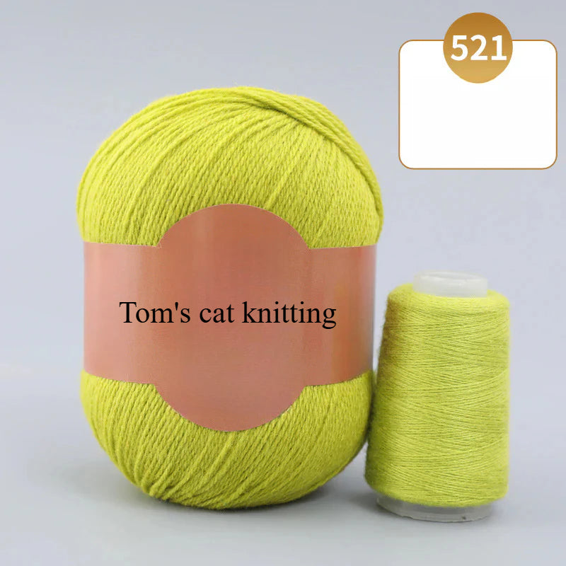 Soft gold, cashmere yarn,sales of medium and rough hand-woven yarn wool