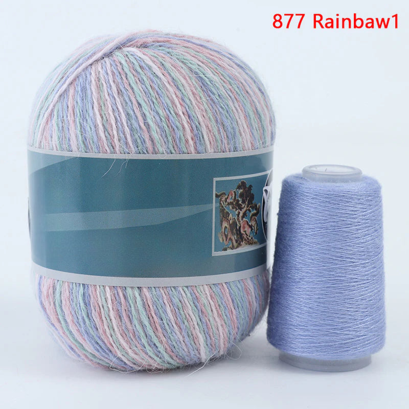 3 sets/bag, long-haired mink fleece yarn