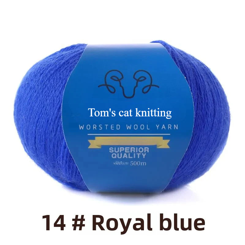 Ball thread 2 strands worsted fine wool lace thread hand-woven sweater scarf shawl thread fine wool thread