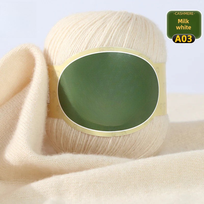Four strands of cashmere thread hand-woven woven thread unmarked hand-woven scarf thread 100 pure cashmere thread