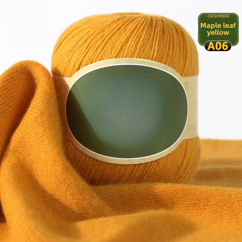 Four strands of cashmere thread hand-woven woven thread unmarked hand-woven scarf thread 100 pure cashmere thread