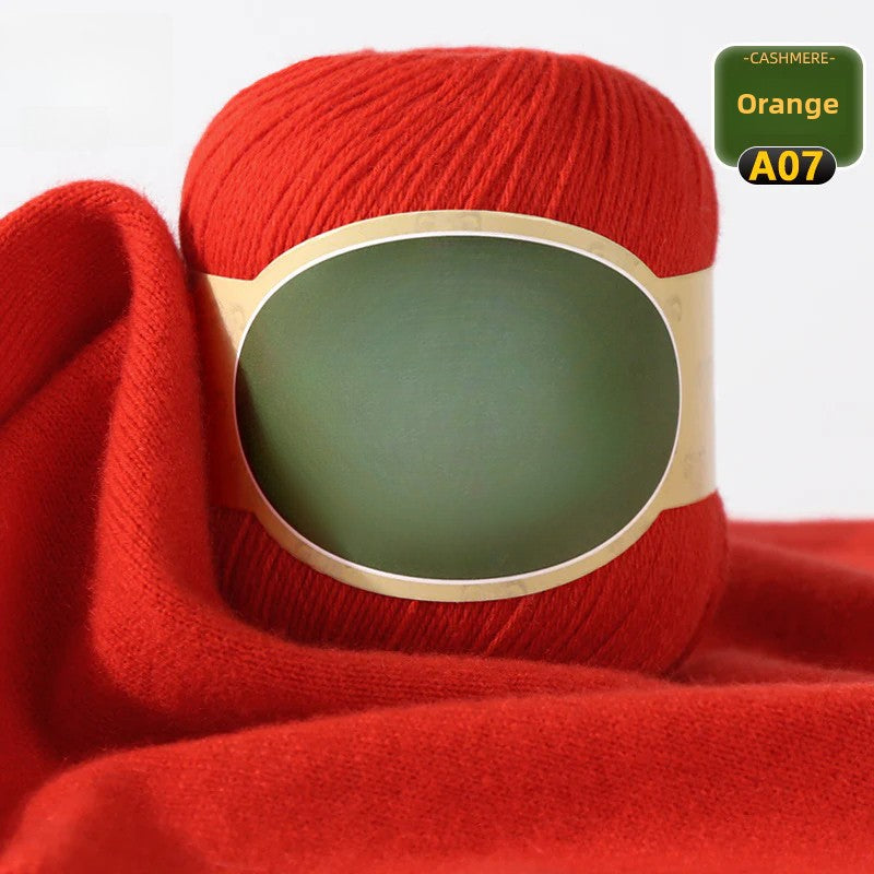 Four strands of cashmere thread hand-woven woven thread unmarked hand-woven scarf thread 100 pure cashmere thread