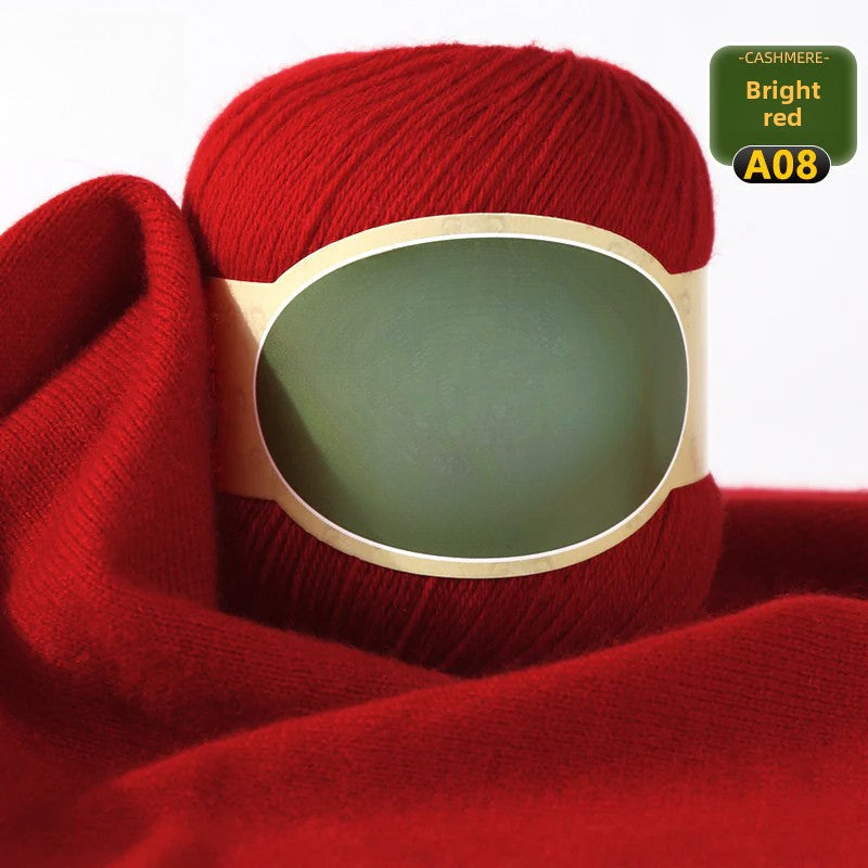 Four strands of cashmere thread hand-woven woven thread unmarked hand-woven scarf thread 100 pure cashmere thread
