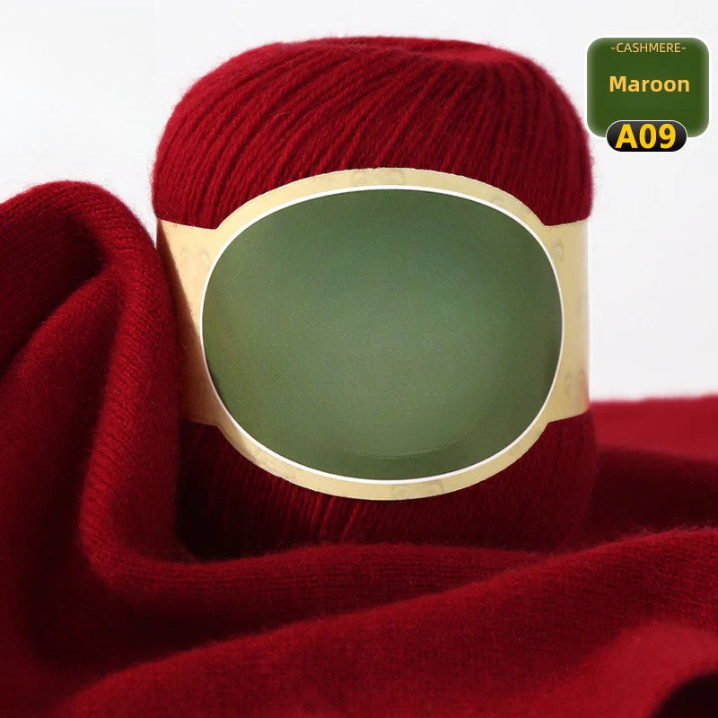 Four strands of cashmere thread hand-woven woven thread unmarked hand-woven scarf thread 100 pure cashmere thread