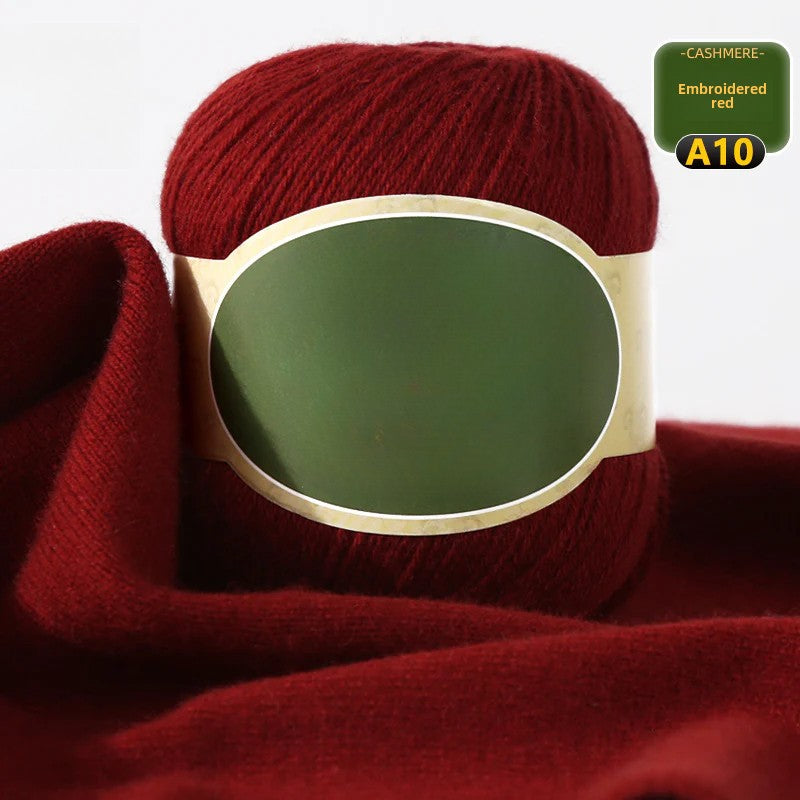 Four strands of cashmere thread hand-woven woven thread unmarked hand-woven scarf thread 100 pure cashmere thread