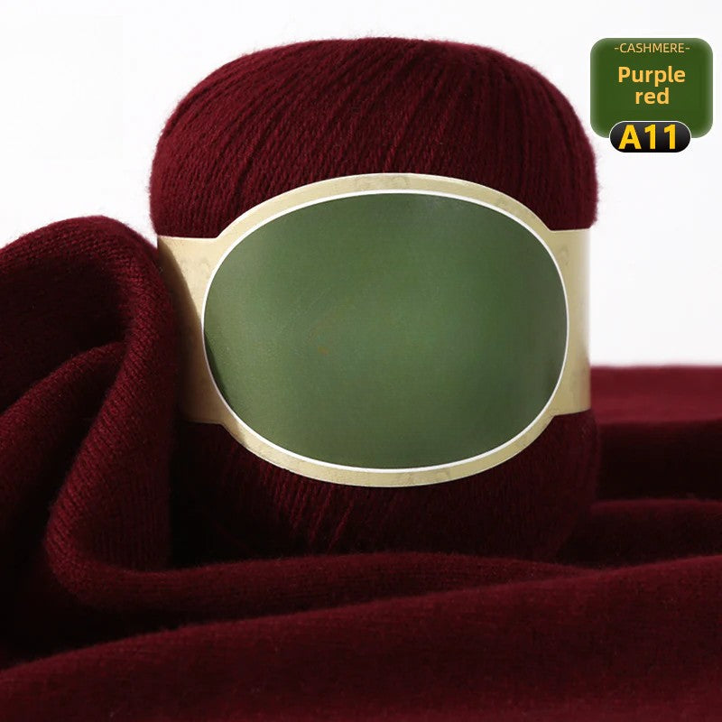 Four strands of cashmere thread hand-woven woven thread unmarked hand-woven scarf thread 100 pure cashmere thread
