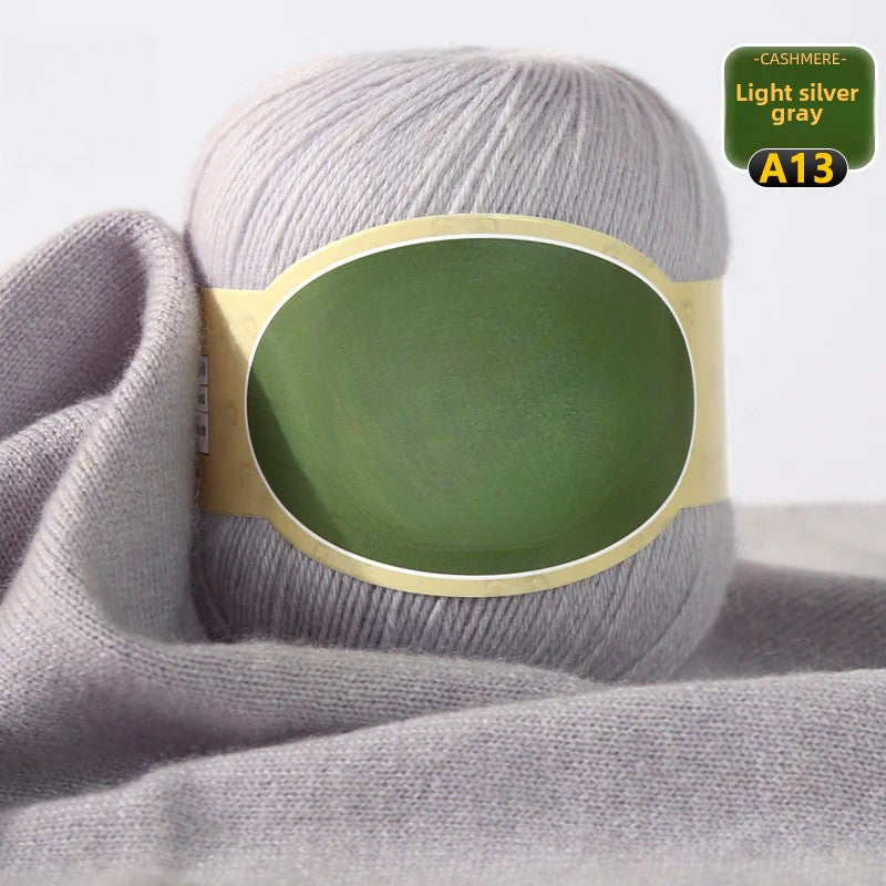 Four strands of cashmere thread hand-woven woven thread unmarked hand-woven scarf thread 100 pure cashmere thread