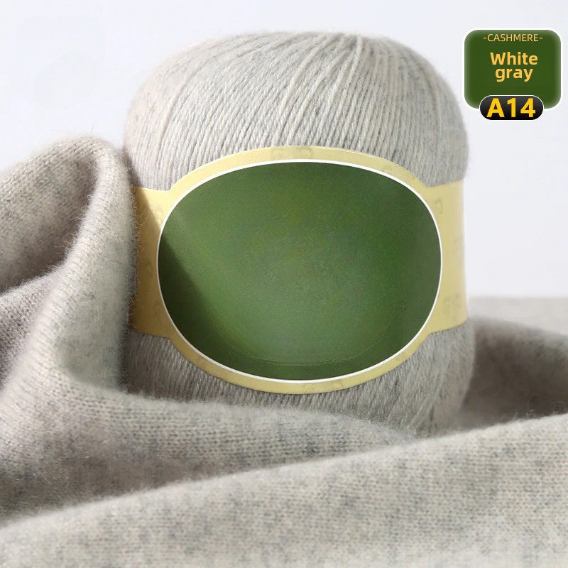 Four strands of cashmere thread hand-woven woven thread unmarked hand-woven scarf thread 100 pure cashmere thread
