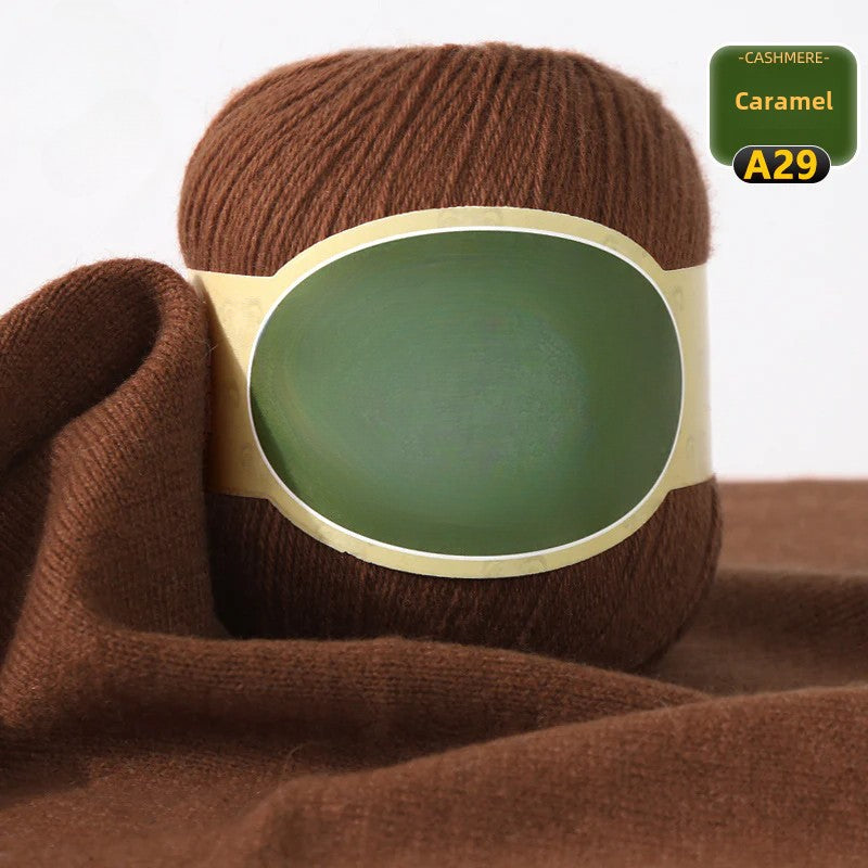 Four strands of cashmere thread hand-woven woven thread unmarked hand-woven scarf thread 100 pure cashmere thread