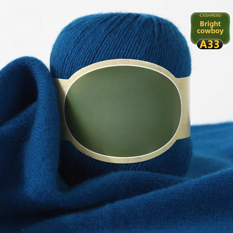 Four strands of cashmere thread hand-woven woven thread unmarked hand-woven scarf thread 100 pure cashmere thread