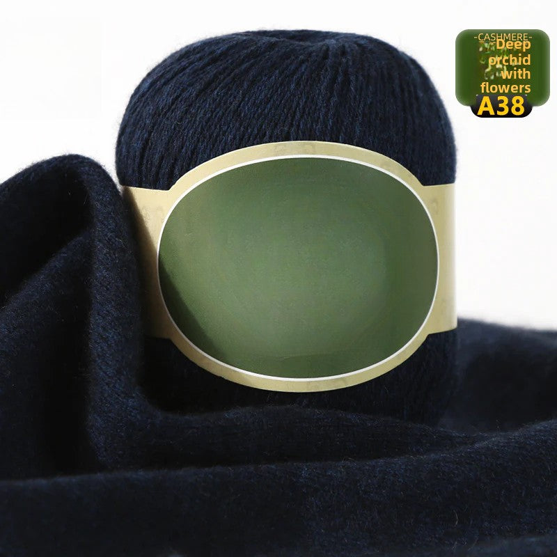 Four strands of cashmere thread hand-woven woven thread unmarked hand-woven scarf thread 100 pure cashmere thread