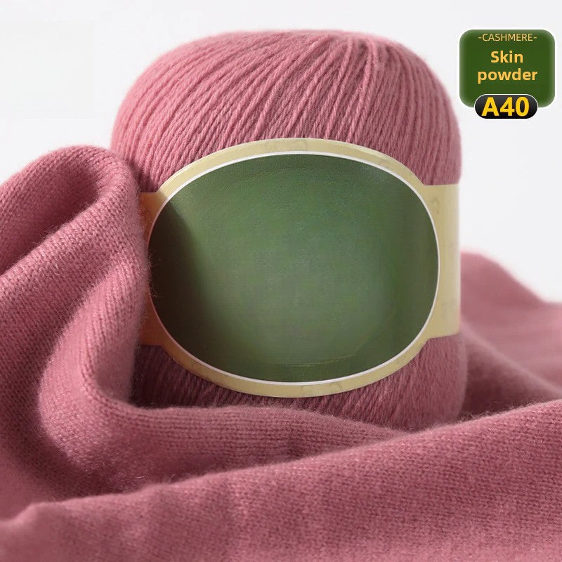 Four strands of cashmere thread hand-woven woven thread unmarked hand-woven scarf thread 100 pure cashmere thread