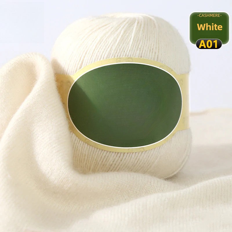 Four strands of cashmere thread hand-woven woven thread unmarked hand-woven scarf thread 100 pure cashmere thread