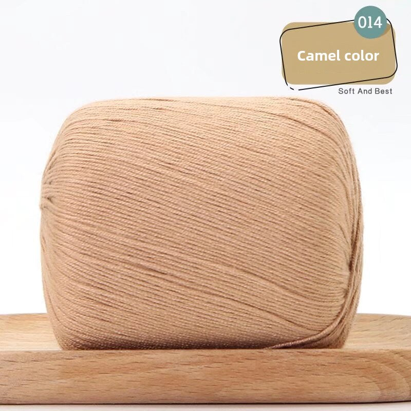 Lace Thread Tencel Cotton Lace Thread Hand Knitted Crochet Doll Wool Spinning Wool DIY Material Pack