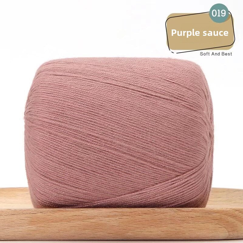 Lace Thread Tencel Cotton Lace Thread Hand Knitted Crochet Doll Wool Spinning Wool DIY Material Pack