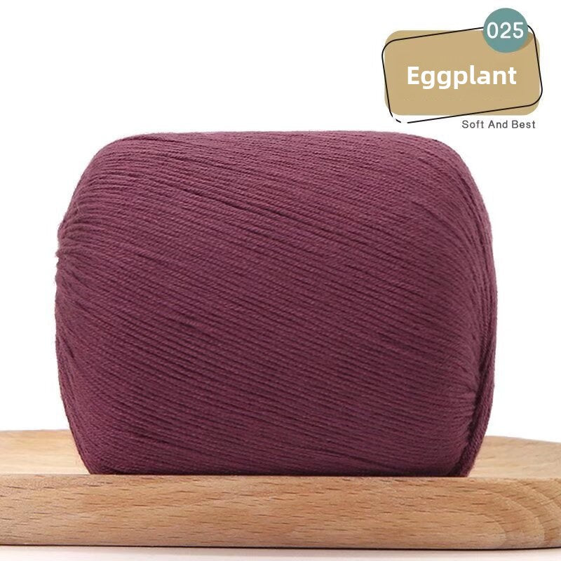 Lace Thread Tencel Cotton Lace Thread Hand Knitted Crochet Doll Wool Spinning Wool DIY Material Pack