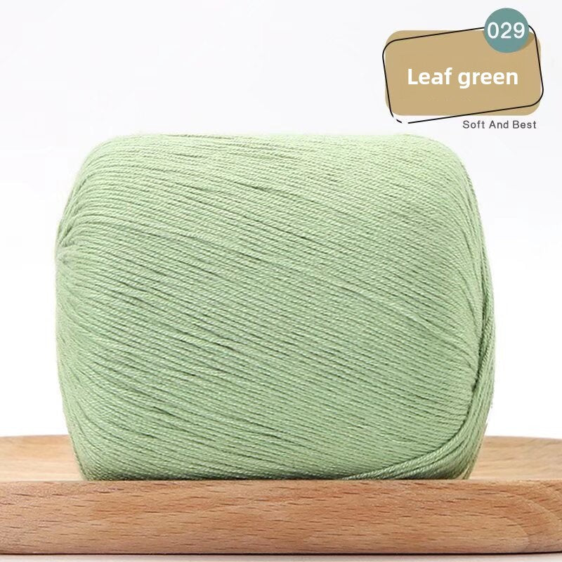 Lace Thread Tencel Cotton Lace Thread Hand Knitted Crochet Doll Wool Spinning Wool DIY Material Pack