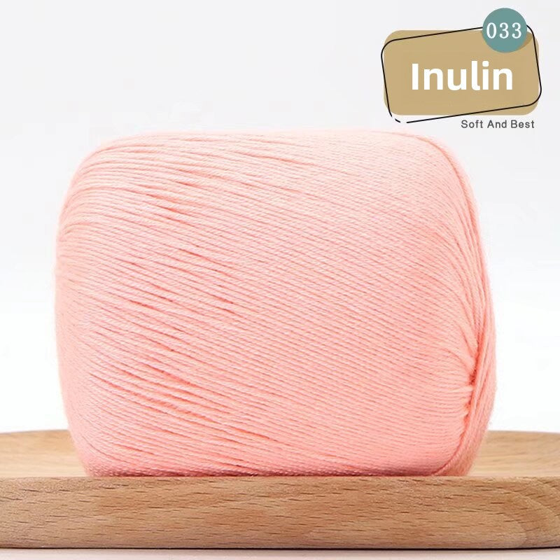 Lace Thread Tencel Cotton Lace Thread Hand Knitted Crochet Doll Wool Spinning Wool DIY Material Pack