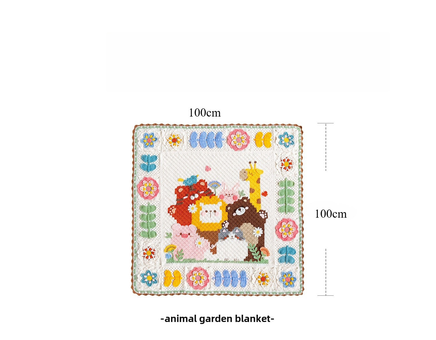 handmade   Blanket    Cotton thread   Special gift  zoo blanket  baby blanket  knit knitting  knit blanket