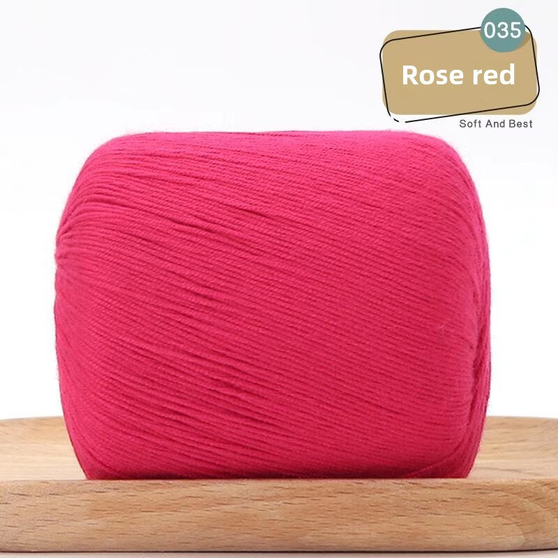 Lace Thread Tencel Cotton Lace Thread Hand Knitted Crochet Doll Wool Spinning Wool DIY Material Pack