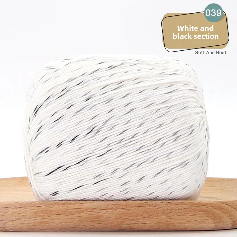 Lace Thread Tencel Cotton Lace Thread Hand Knitted Crochet Doll Wool Spinning Wool DIY Material Pack