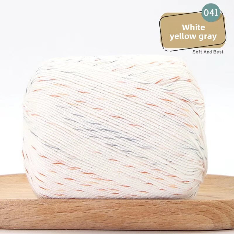 Lace Thread Tencel Cotton Lace Thread Hand Knitted Crochet Doll Wool Spinning Wool DIY Material Pack