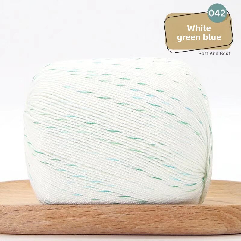 Lace Thread Tencel Cotton Lace Thread Hand Knitted Crochet Doll Wool Spinning Wool DIY Material Pack
