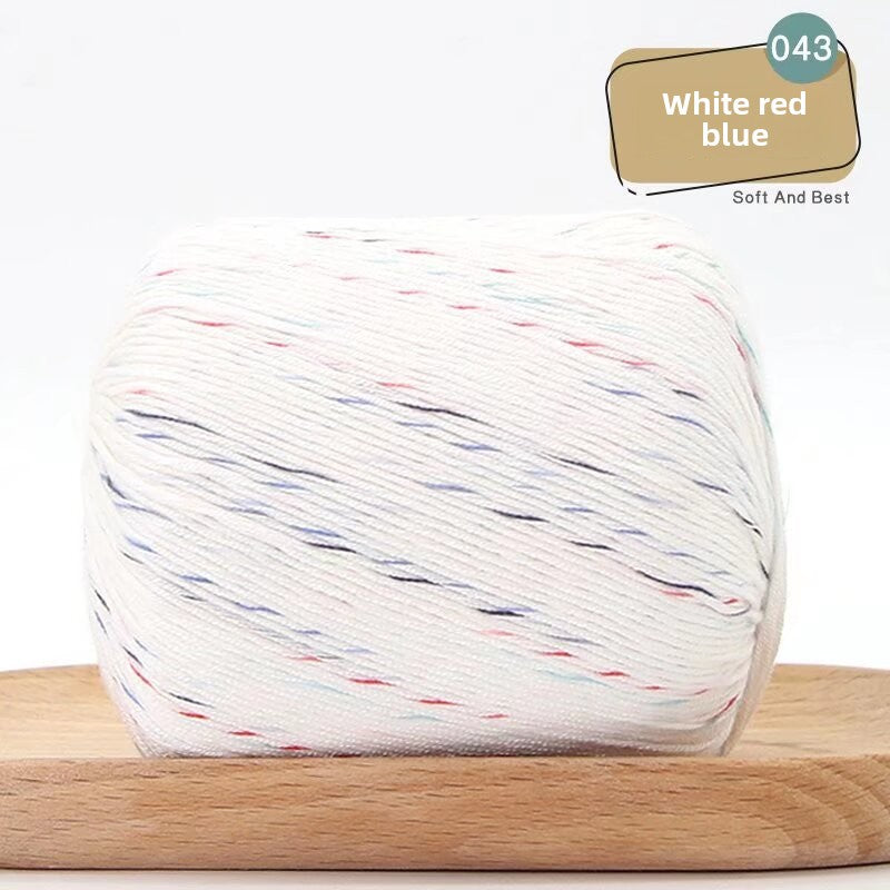 Lace Thread Tencel Cotton Lace Thread Hand Knitted Crochet Doll Wool Spinning Wool DIY Material Pack