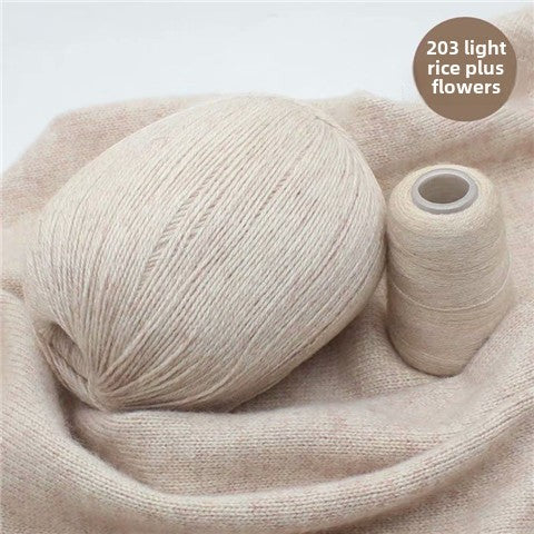 Hand-knitted sweater Mink thread White label treatment Special offer Baby children Rabbit wool cashmere sweater thread