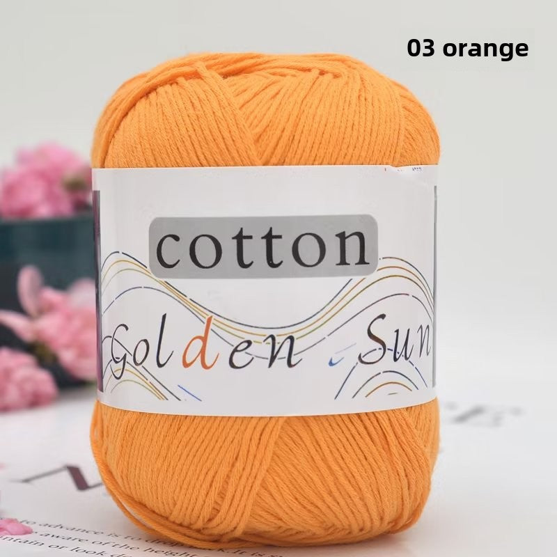 Cotton Children's pure cotton thread, baby wool, hand-woven pure cotton thread Baby wool Pure cotton baby thread