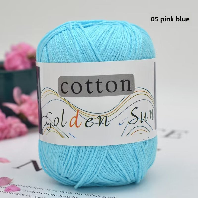 Cotton Children's pure cotton thread, baby wool, hand-woven pure cotton thread Baby wool Pure cotton baby thread